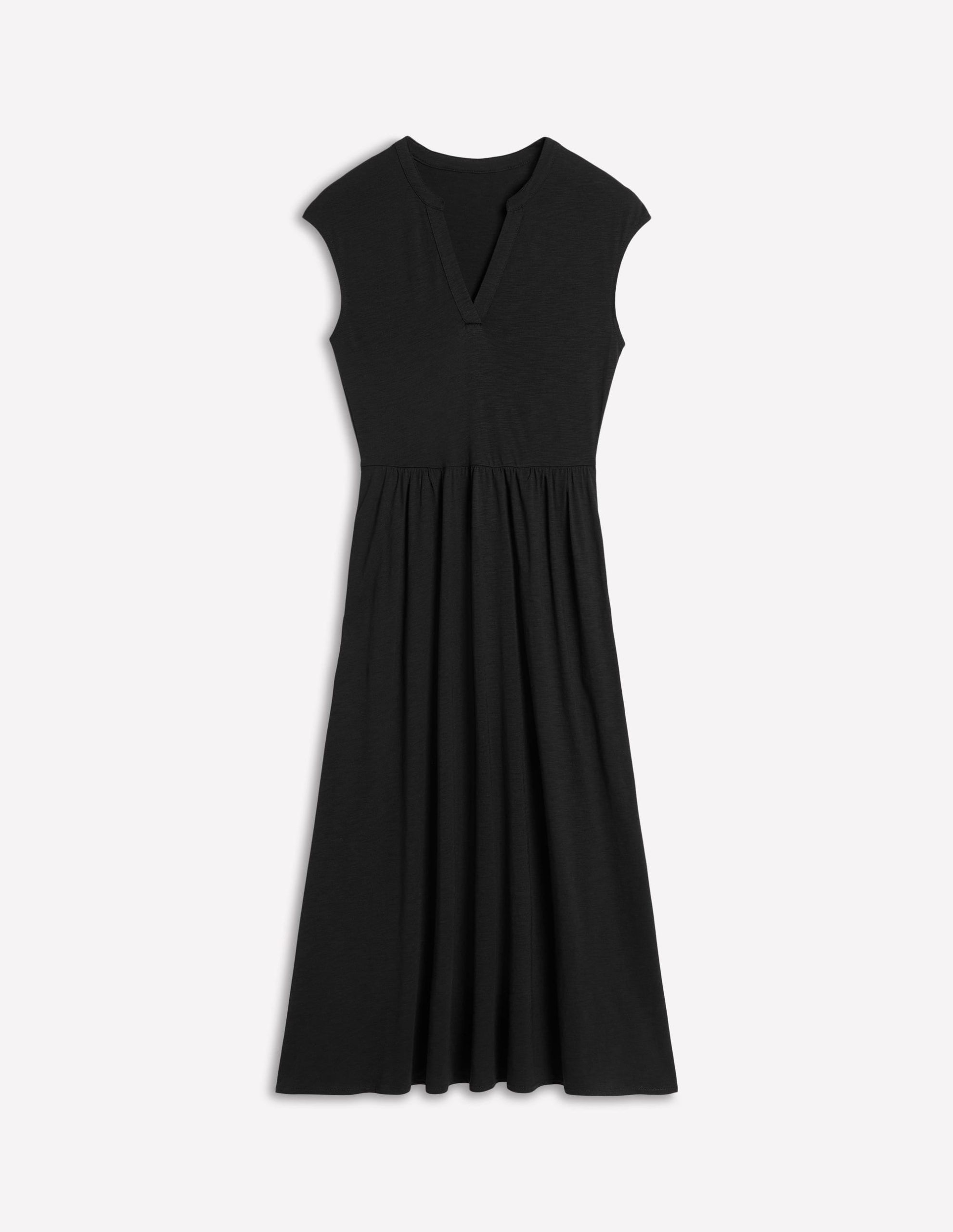 Chloe Jersey Midi Dress-Black - Image 6