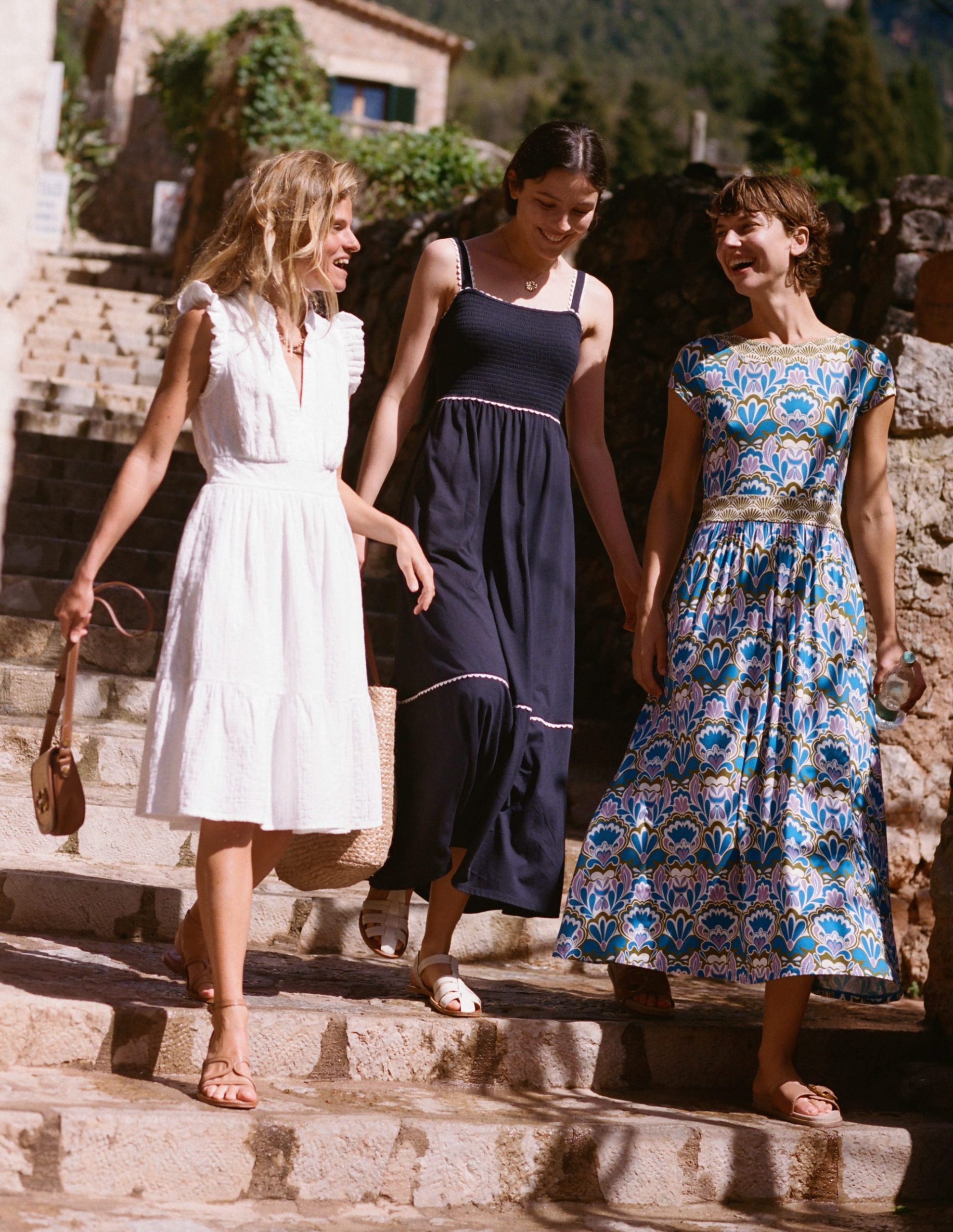 Wren Double Cloth Short Dress-White - Image 2