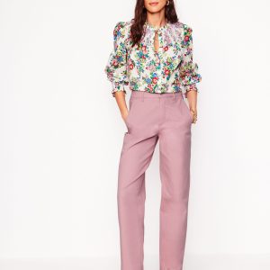 Barnsbury Chino Pants-Almond Pink
