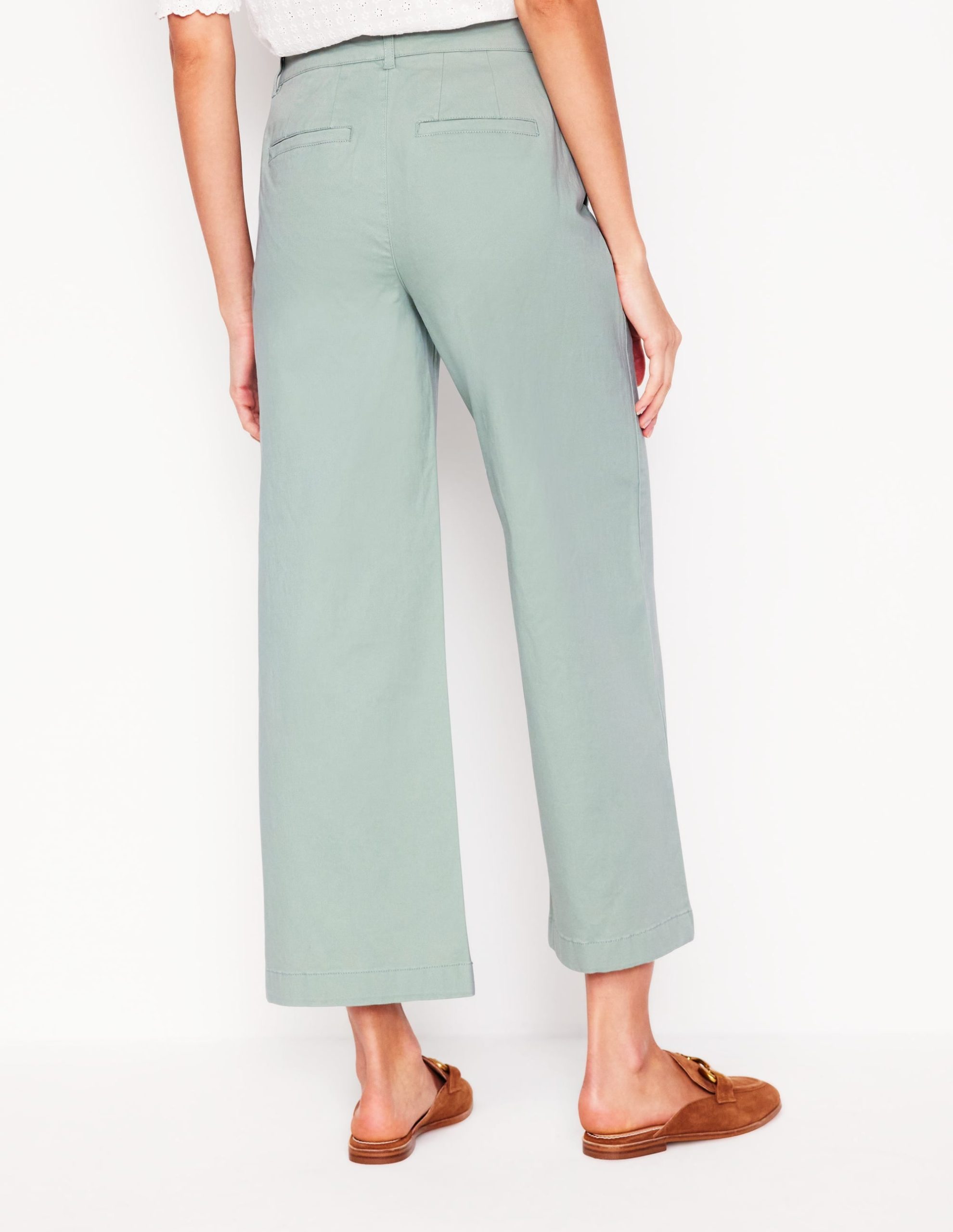 Barnsbury Crop Chino Pants-Soft Jade - Image 3