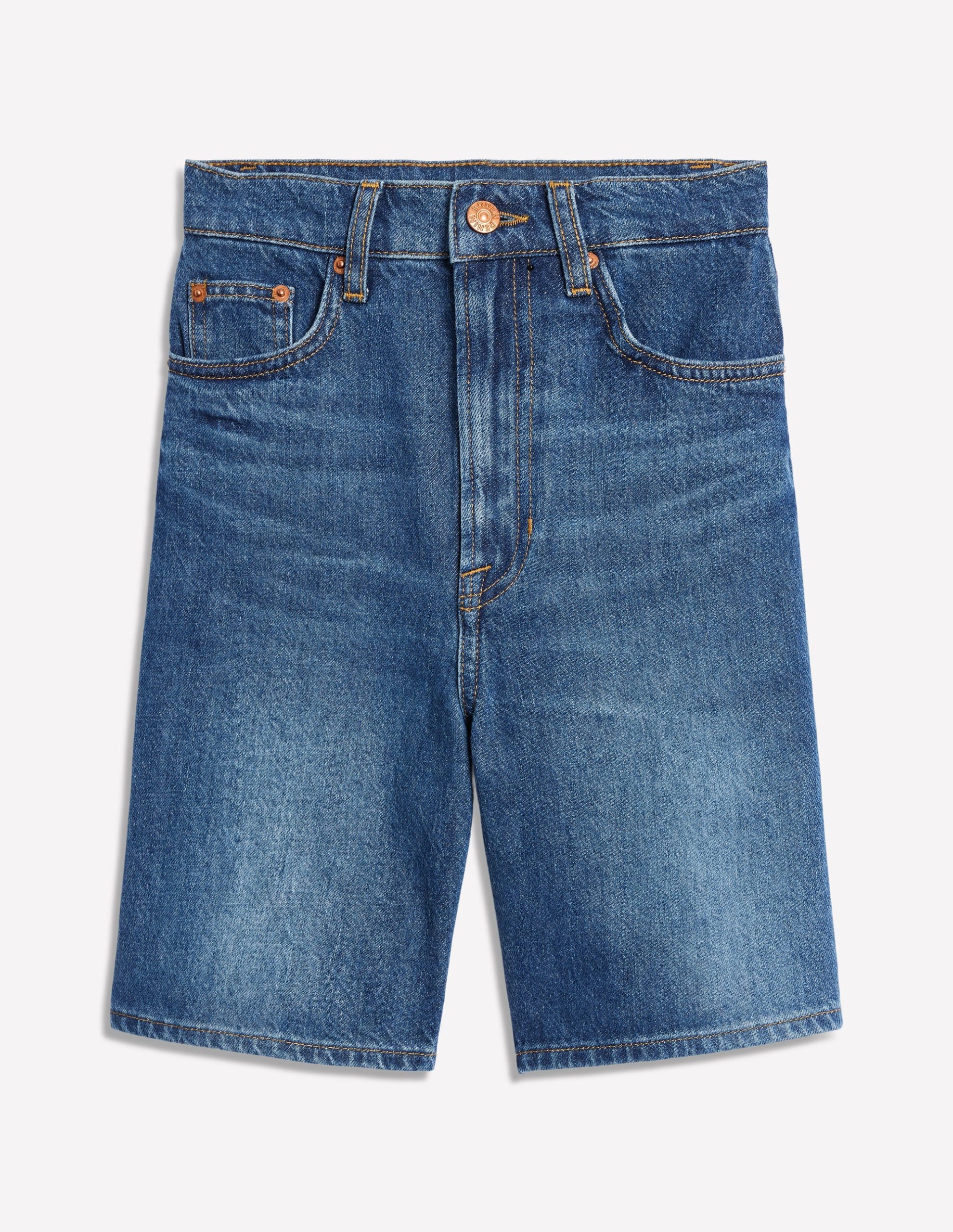 Mid Thigh Denim Shorts-Mid Vintage - Image 7