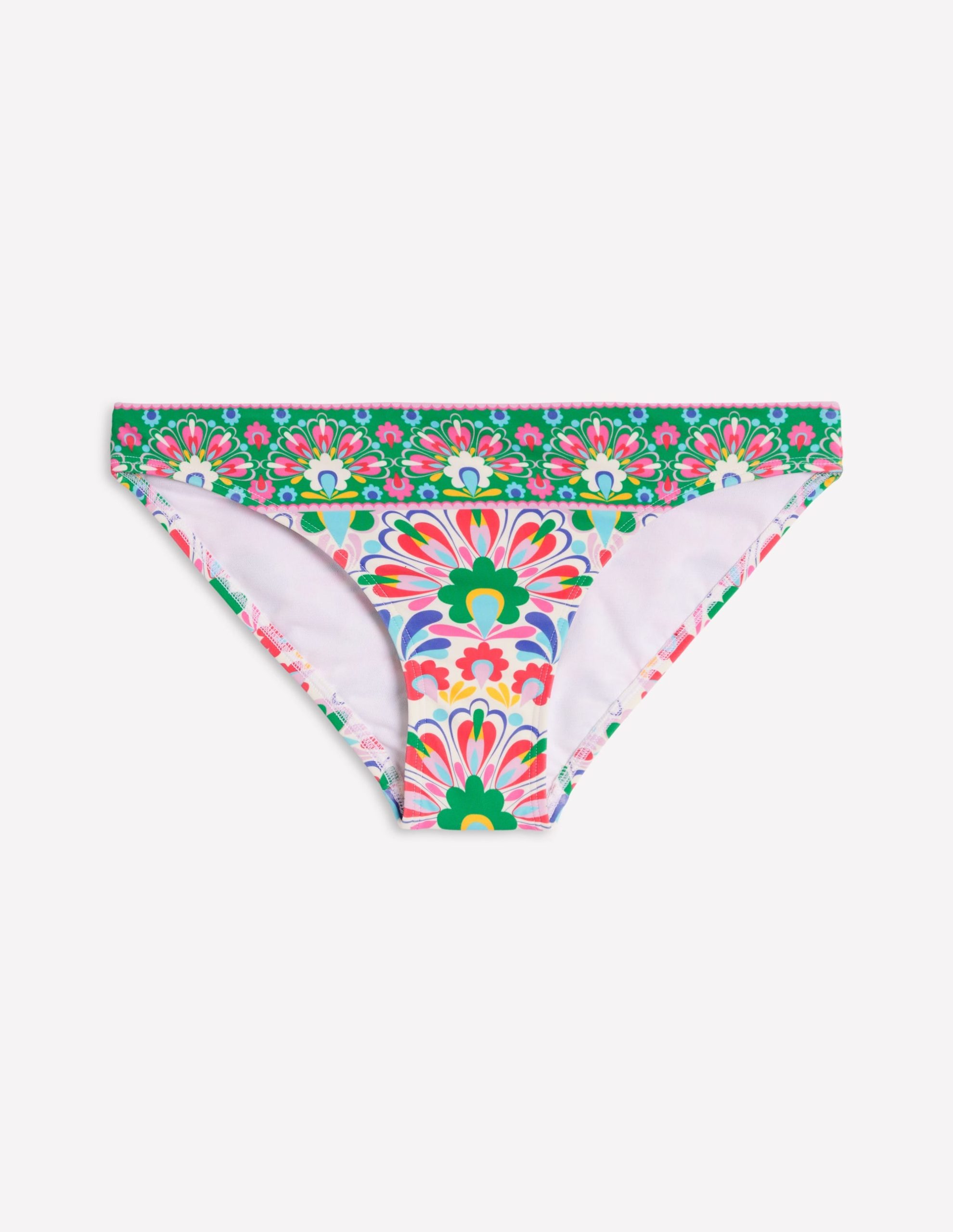 Porto Bikini Bottoms-Multi. Decorative Dandelion - Image 5