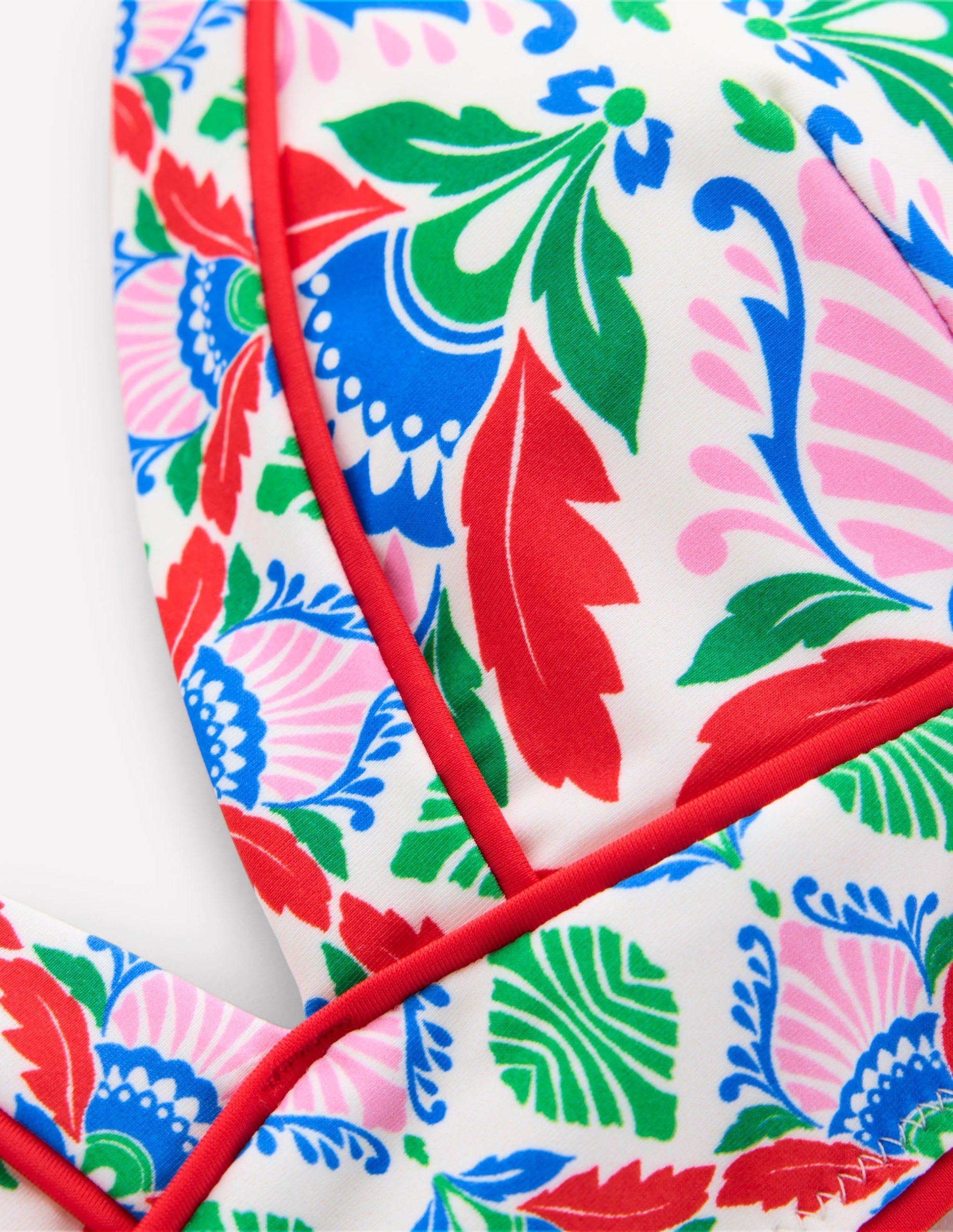 Kasos String V Neck Bikini Top-Multi. Ornate Thistle - Image 6