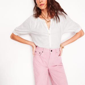 Isla Jersey Shirt-White