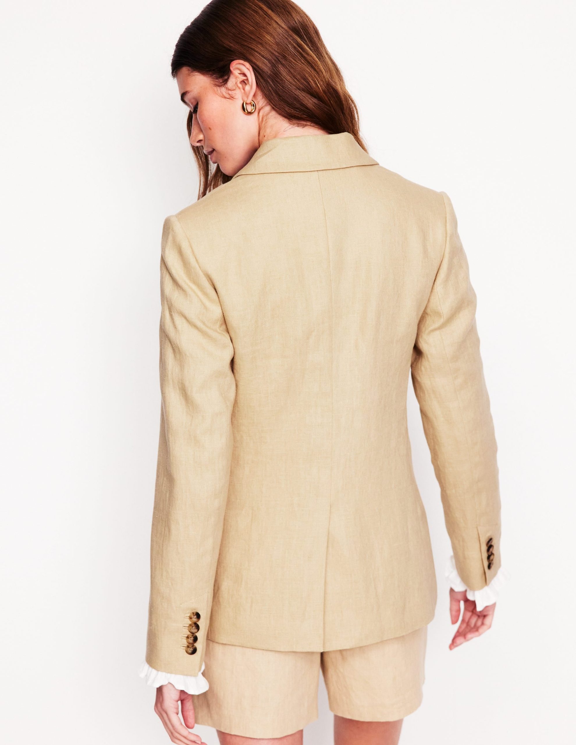 Stamford Linen Blazer-Neutral - Image 3