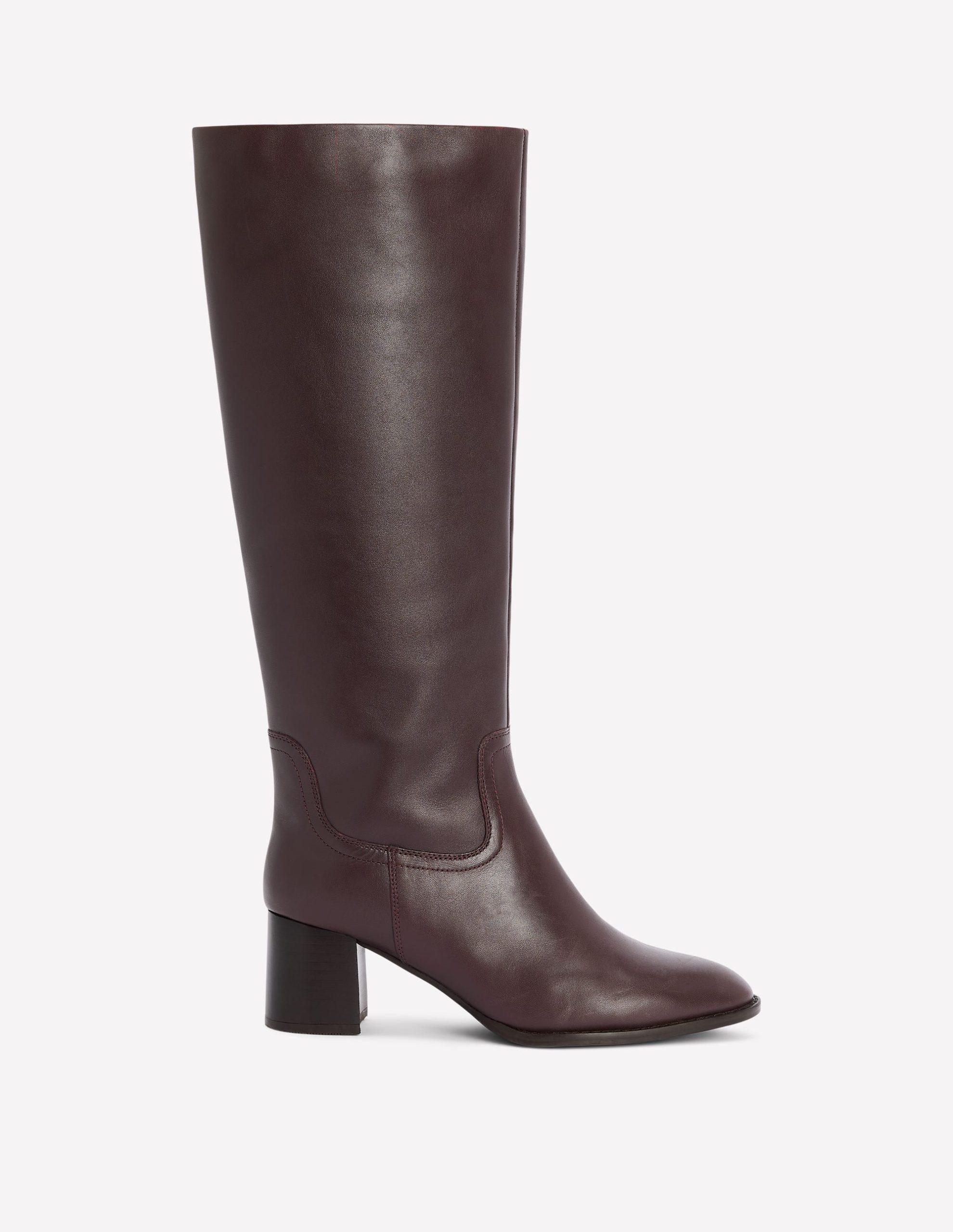 Skye Smart Knee Boots-Dark Cherry