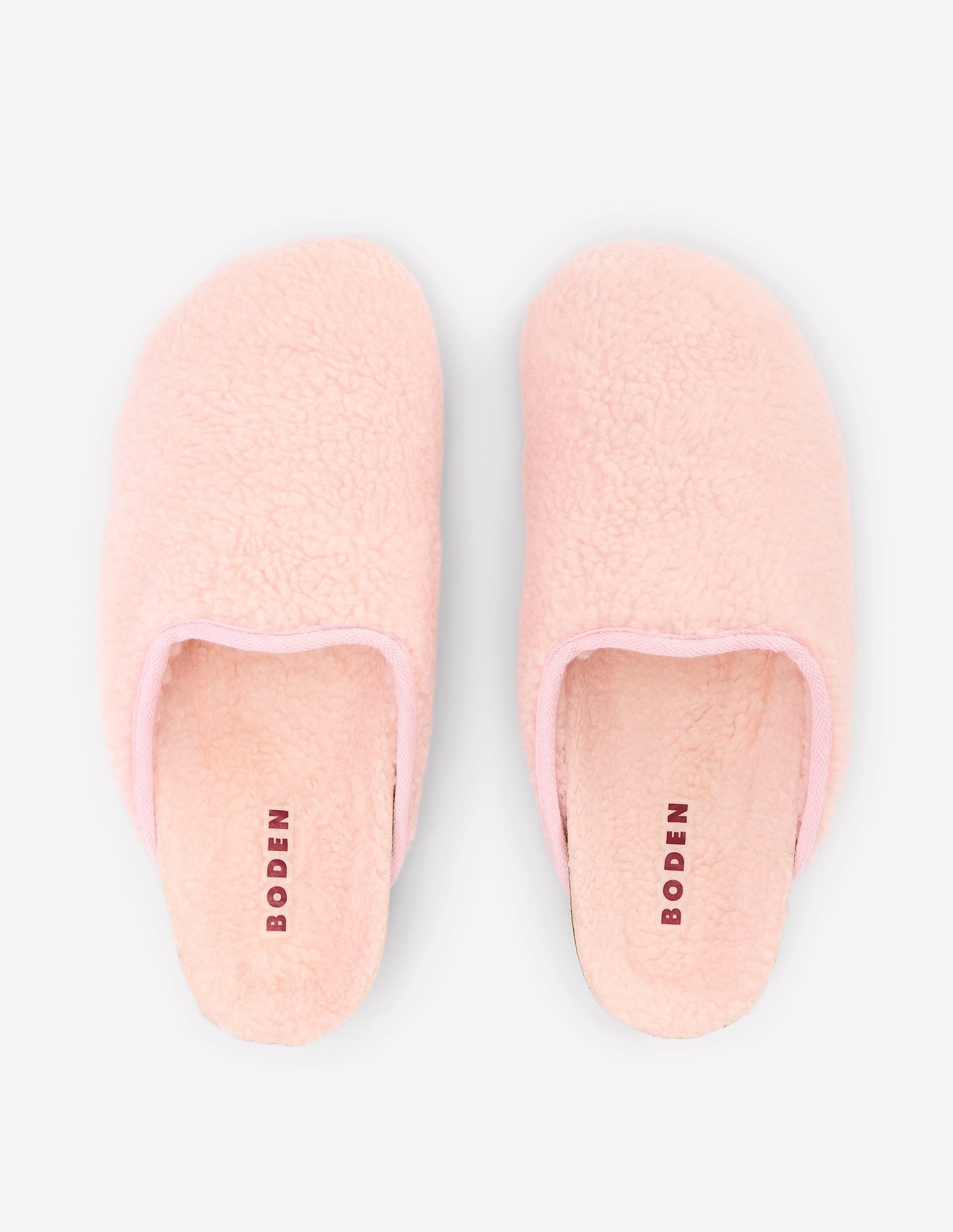 Contrast Sole Mule Slippers-Pink - Image 5