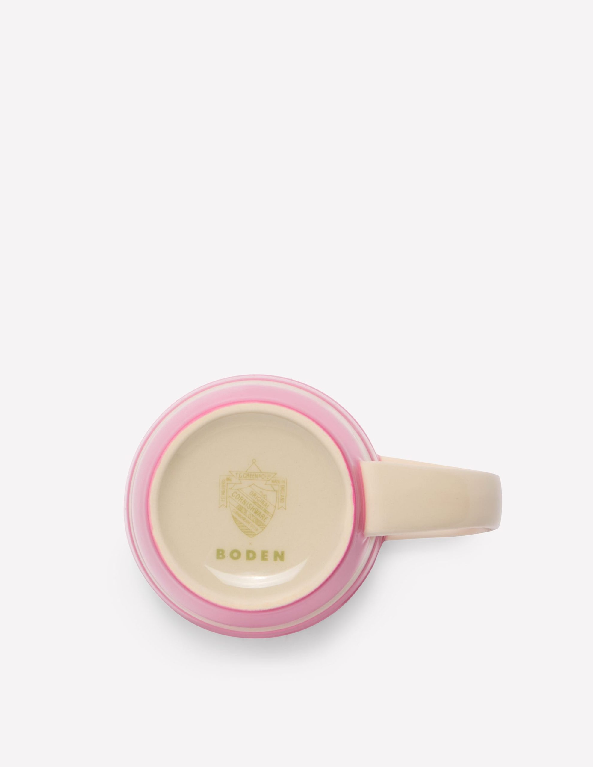 Boden x Cornishware Mug-Pink - Image 3