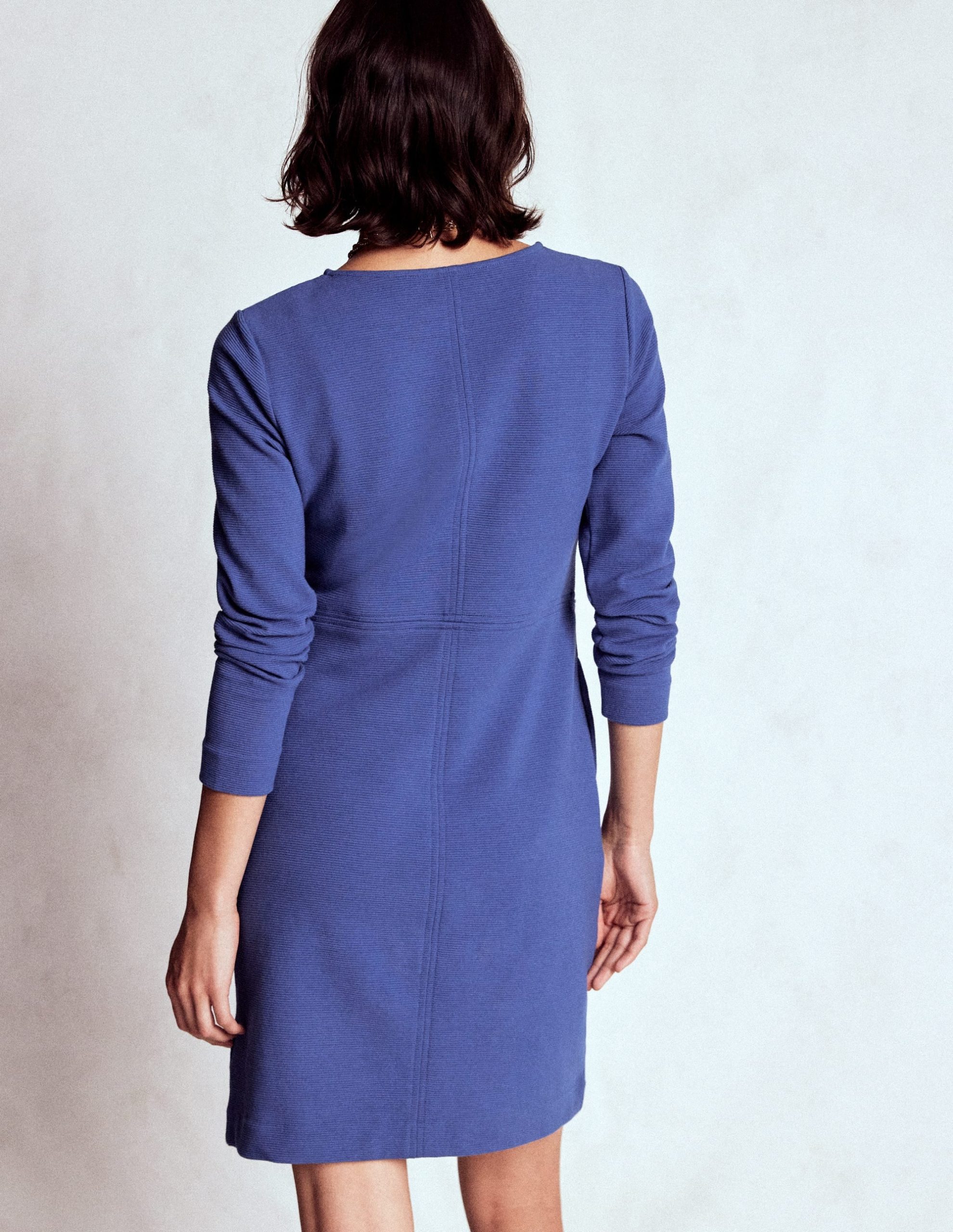 Cornelia Ottoman Dress-Denim Blue - Image 3