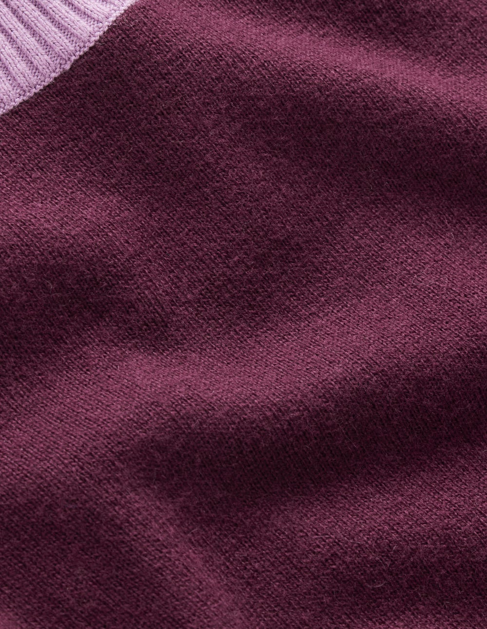 Meg Saddle Sleeve Sweater-Plum Jam. Colour Block - Image 7