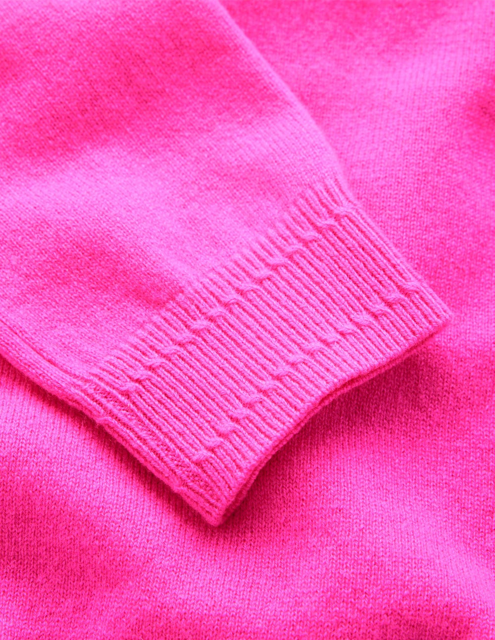 Eva Cashmere Roll Neck Sweater-Pop Pansy - Image 6