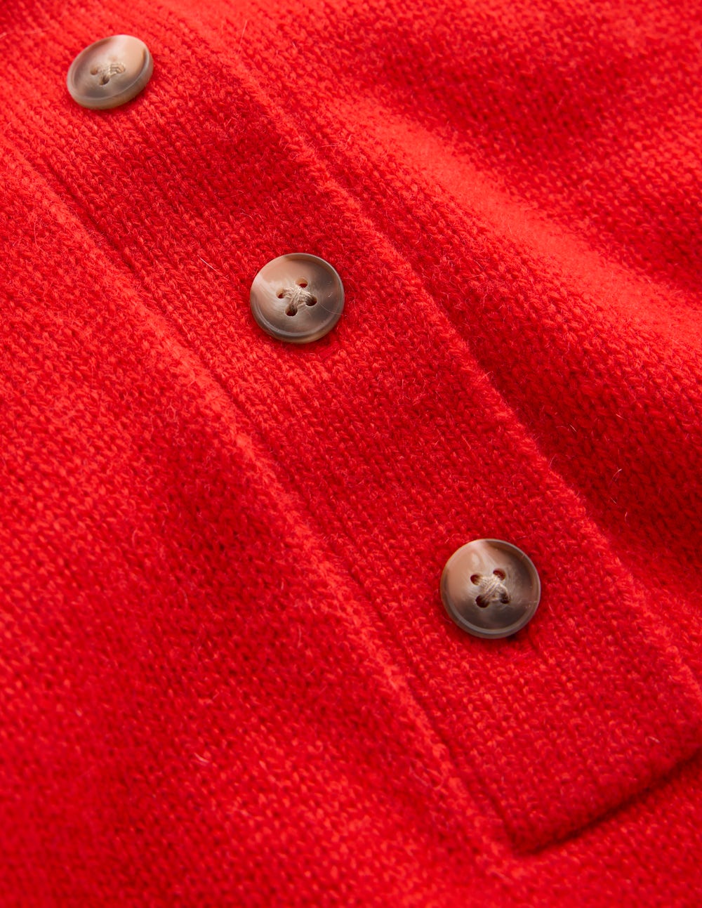 Collared Cashmere Sweater-Poppy Red - Image 6