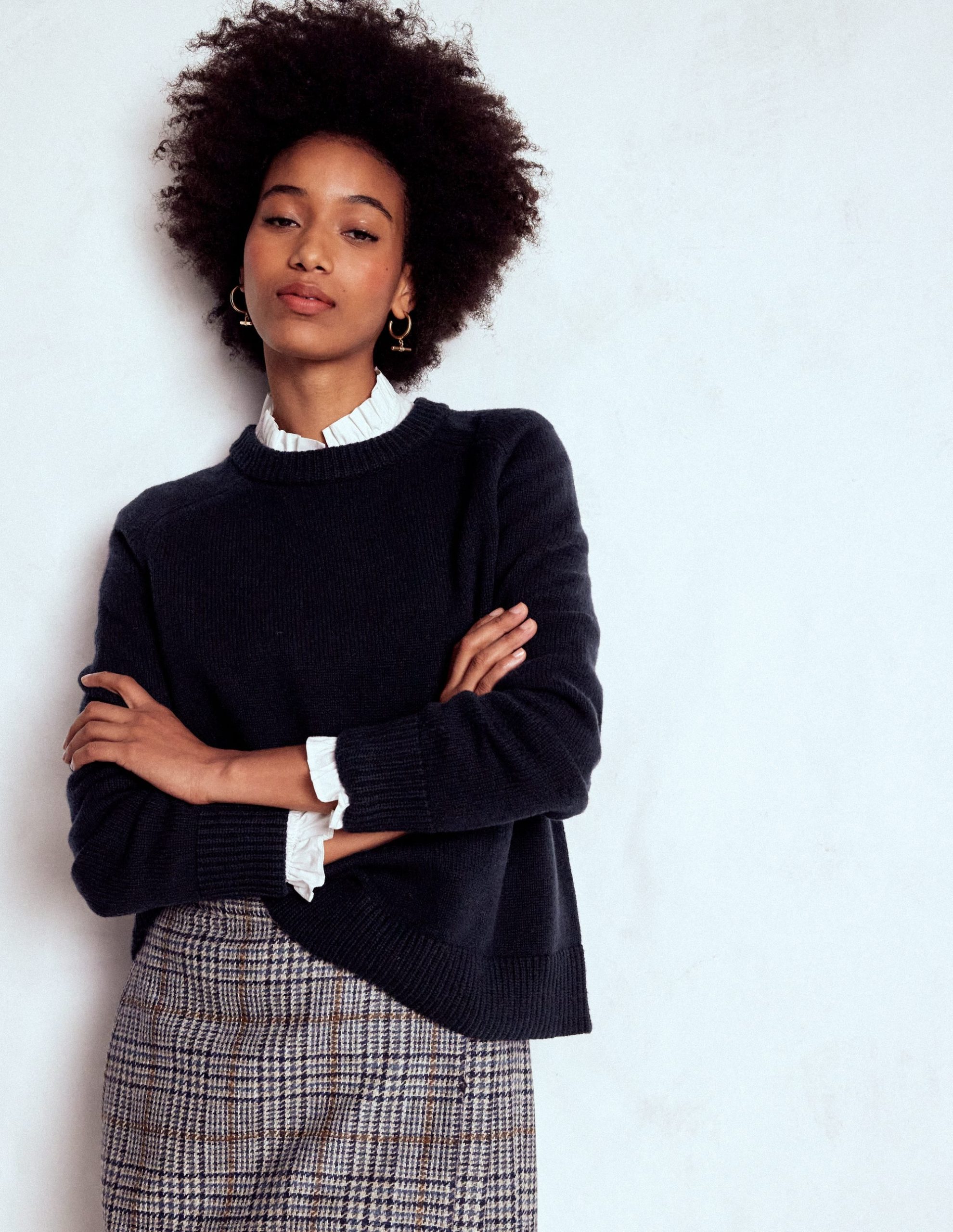 Marion Merino Sweater-Navy - Image 4