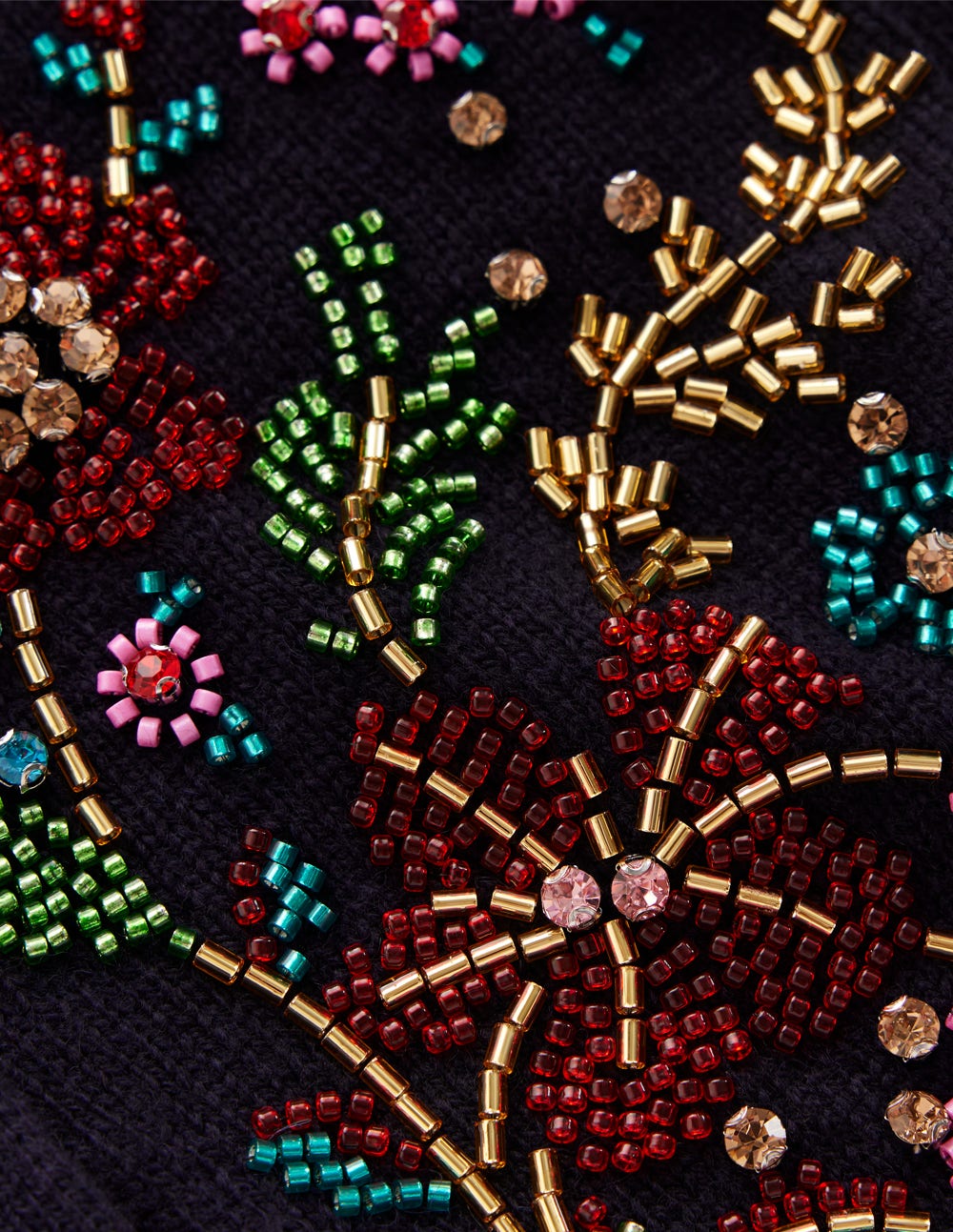 Elizabeth Embellished Cardigan-Navy. Floral Embellishment - Image 8