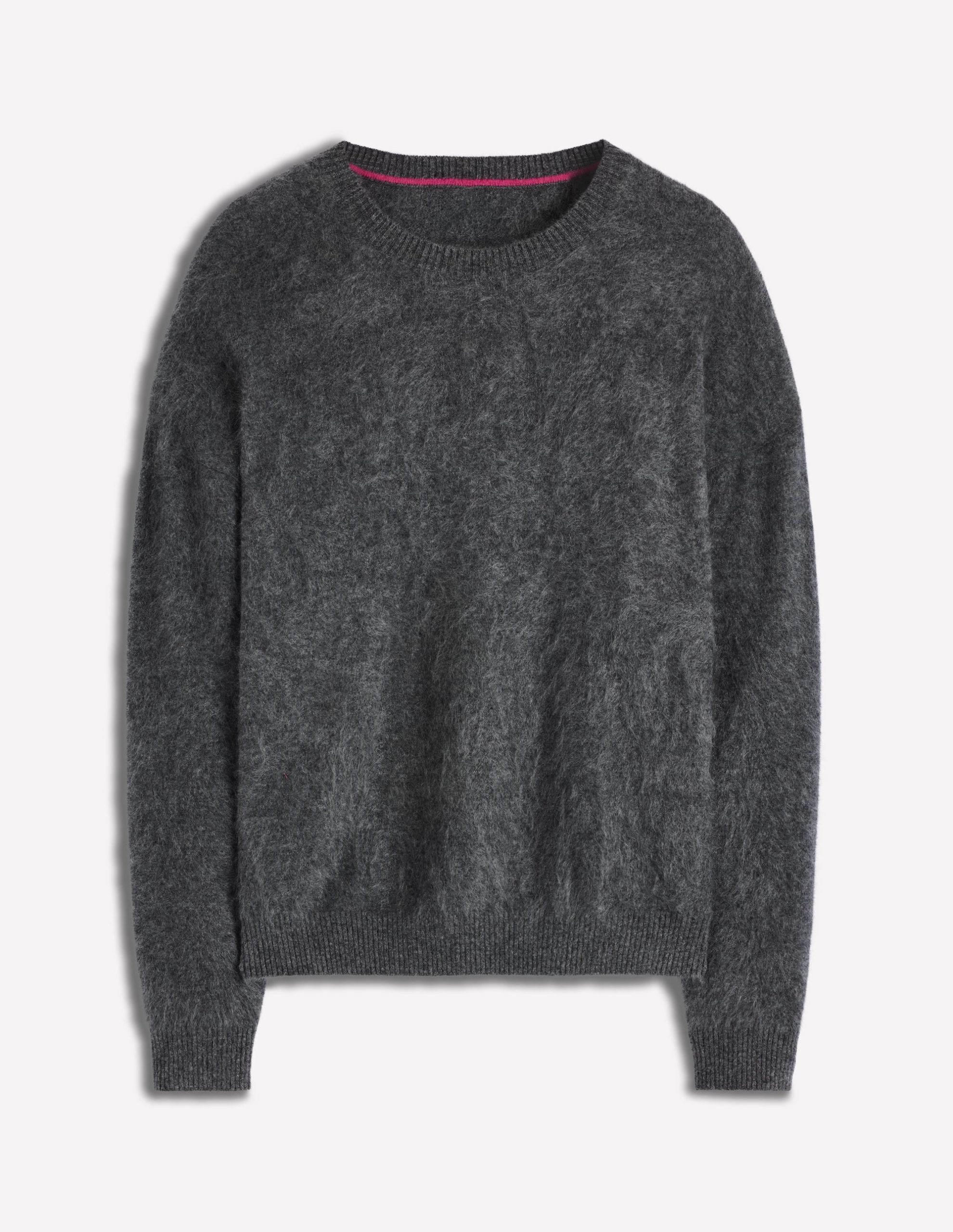 Brushed Cashmere Sweater-Slate Grey - Image 5