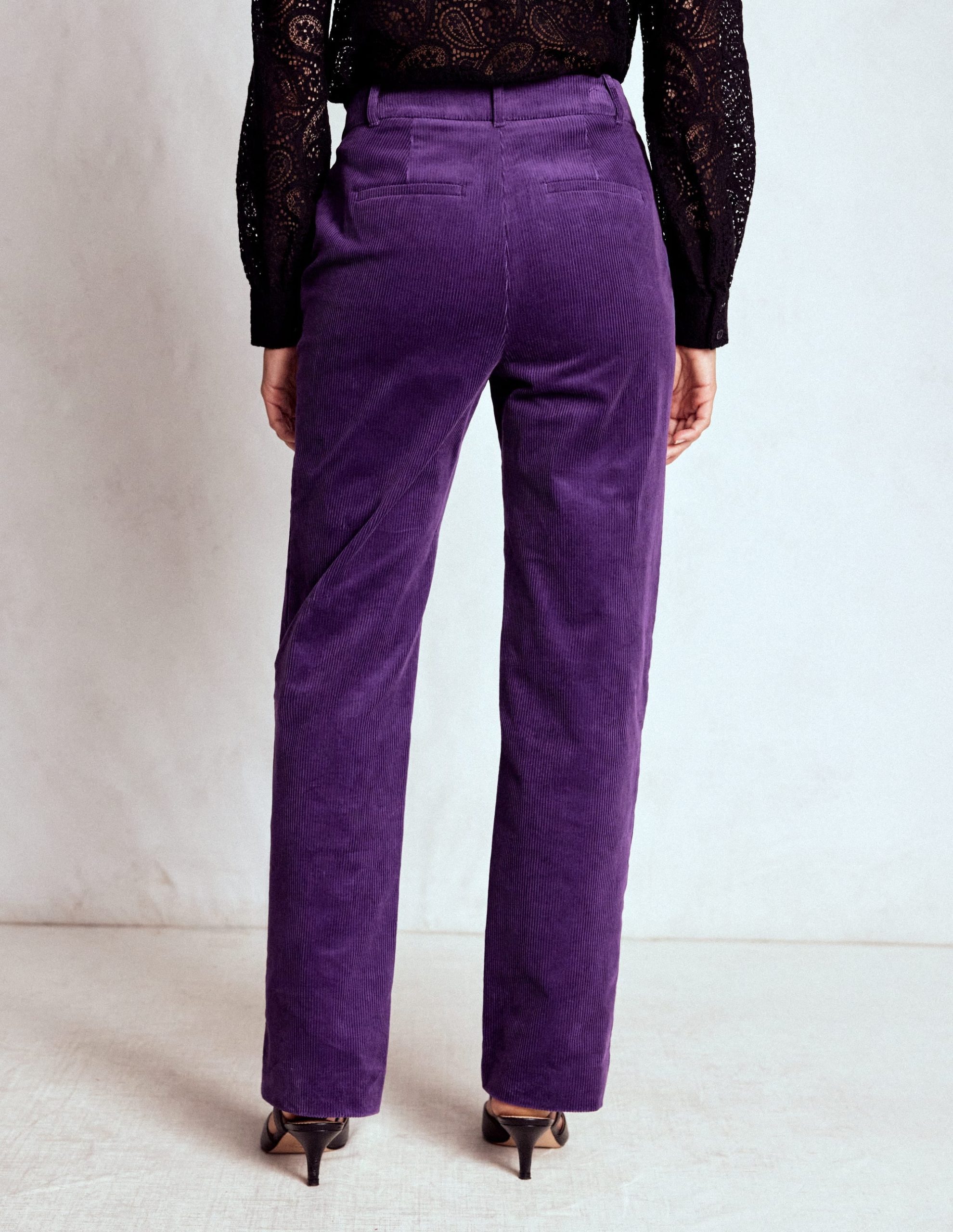 Canonbury Cord Pants-Mystical Purple - Image 3