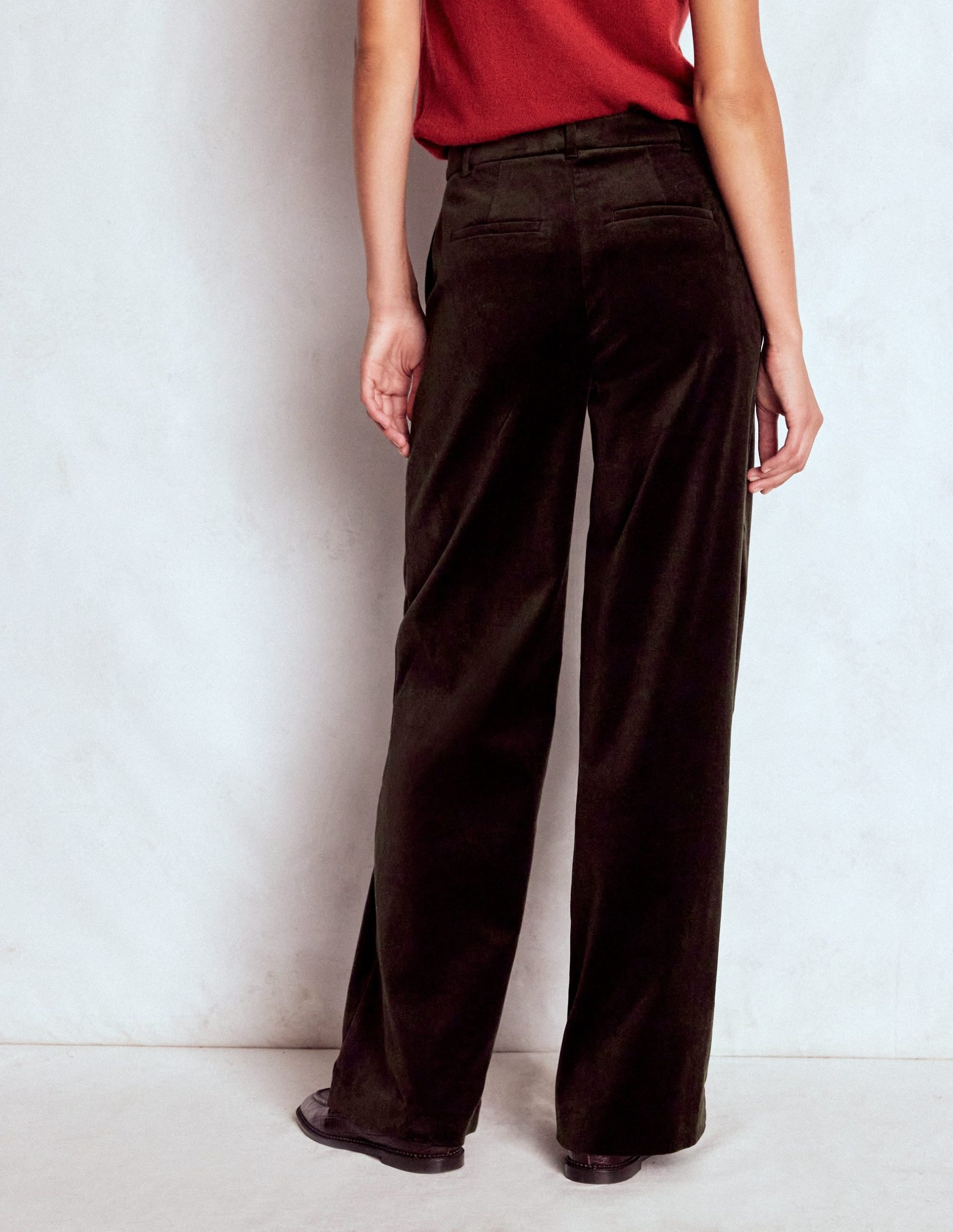 Belgravia Tailored Pants-Espresso - Image 3