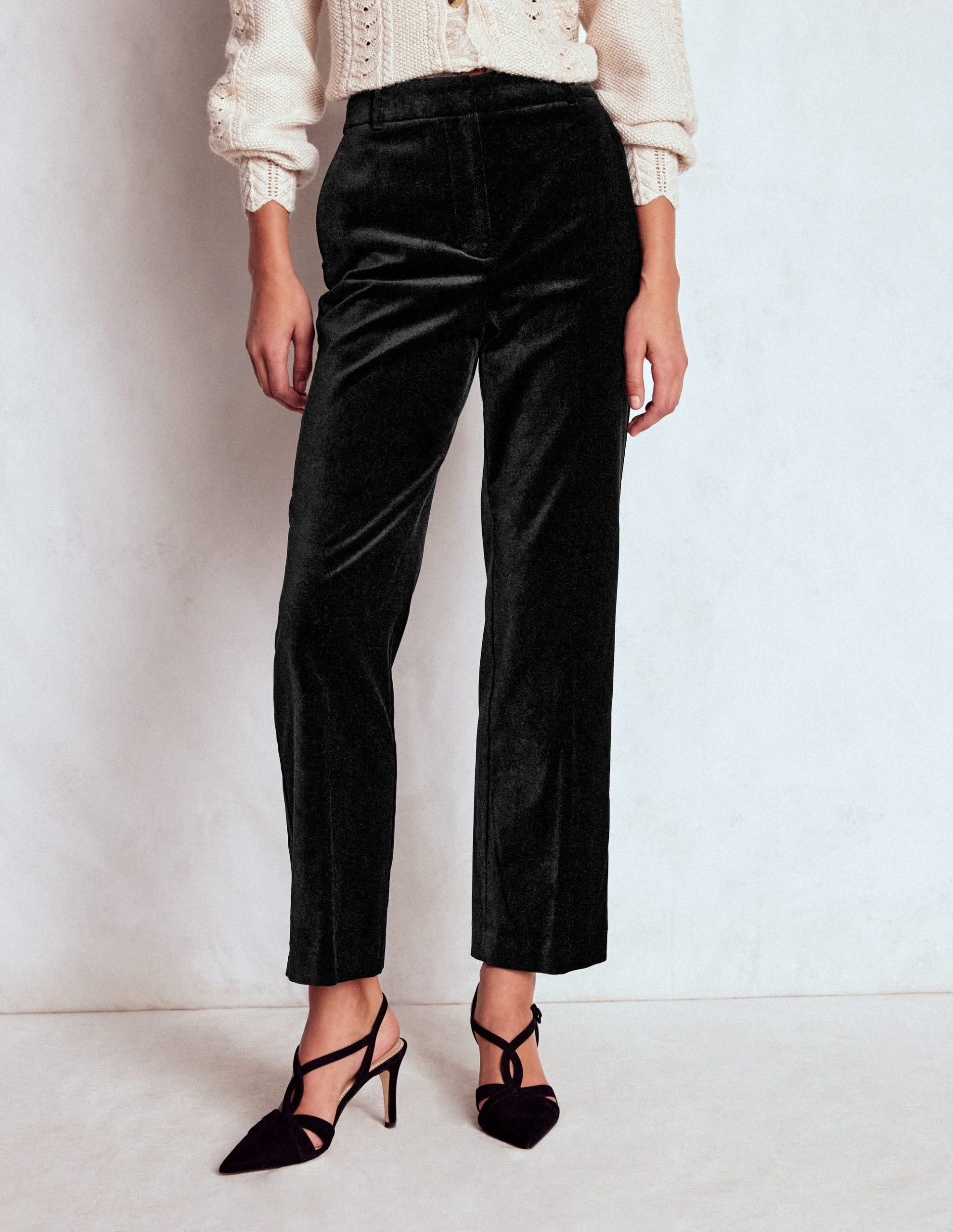 Canonbury Velvet Pants-Black - Image 5