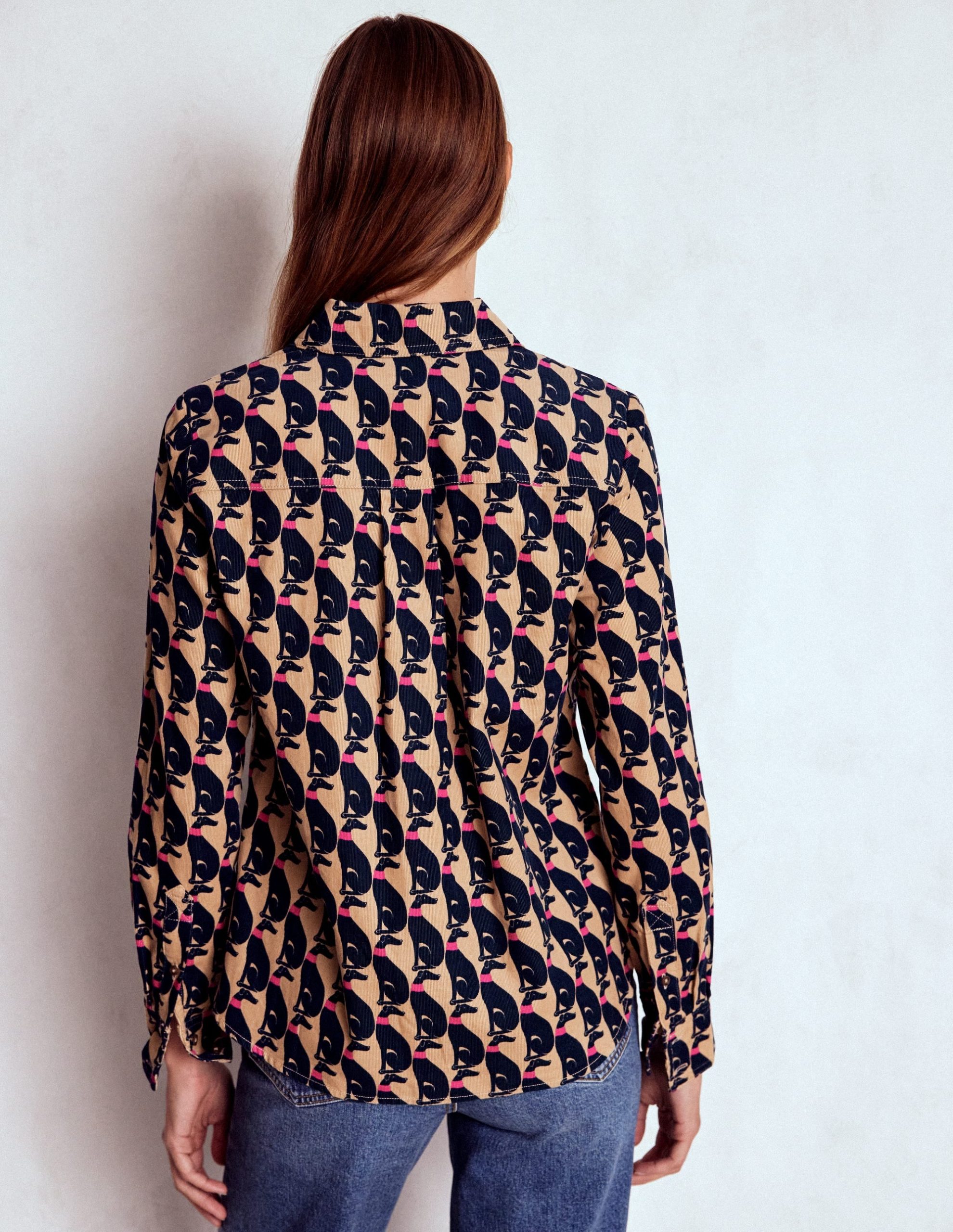 Sienna Cord Shirt-Safari. Cosy Greyhound - Image 4