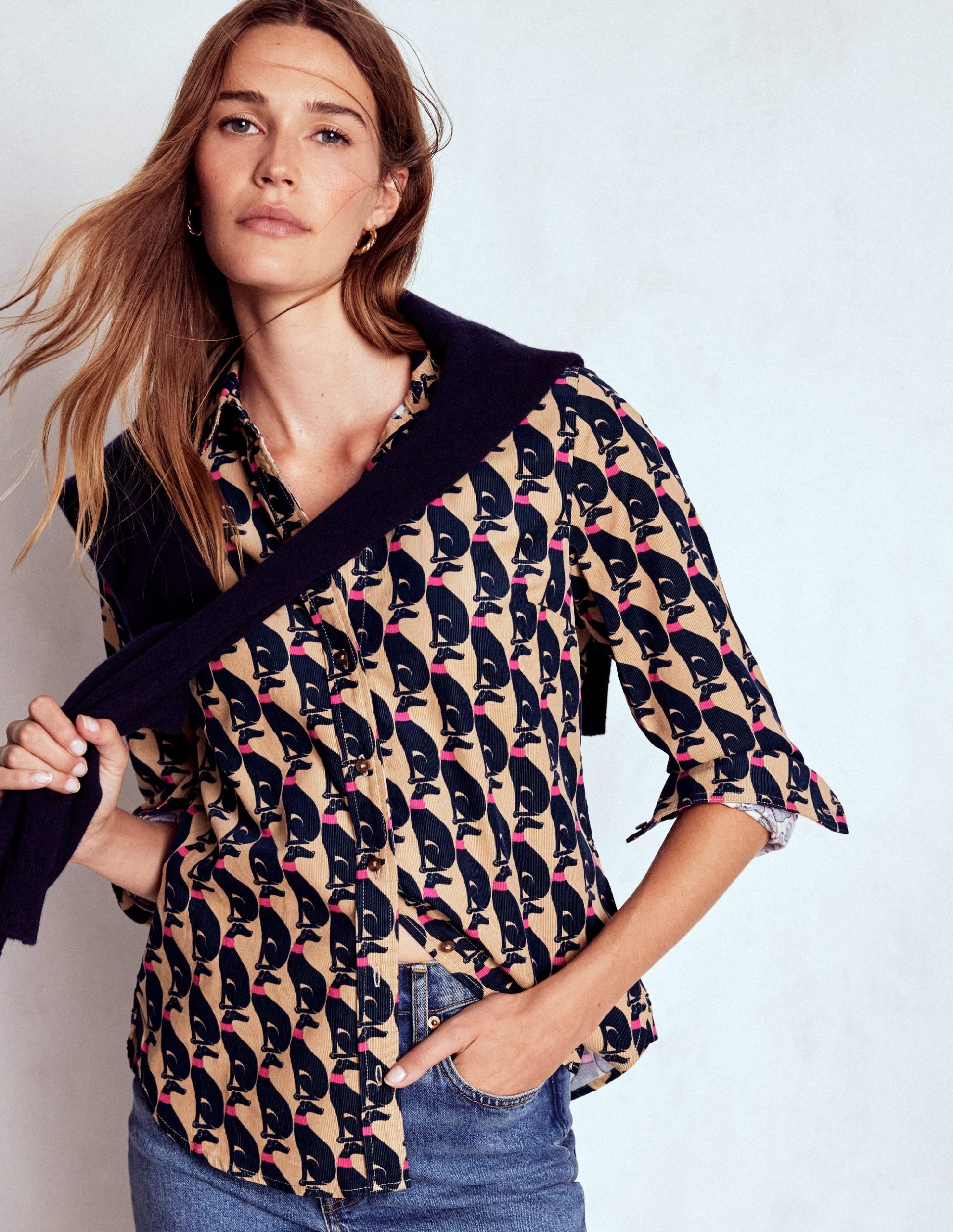 Sienna Cord Shirt-Safari. Cosy Greyhound - Image 6