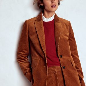 Stamford Cord Blazer-Ginger