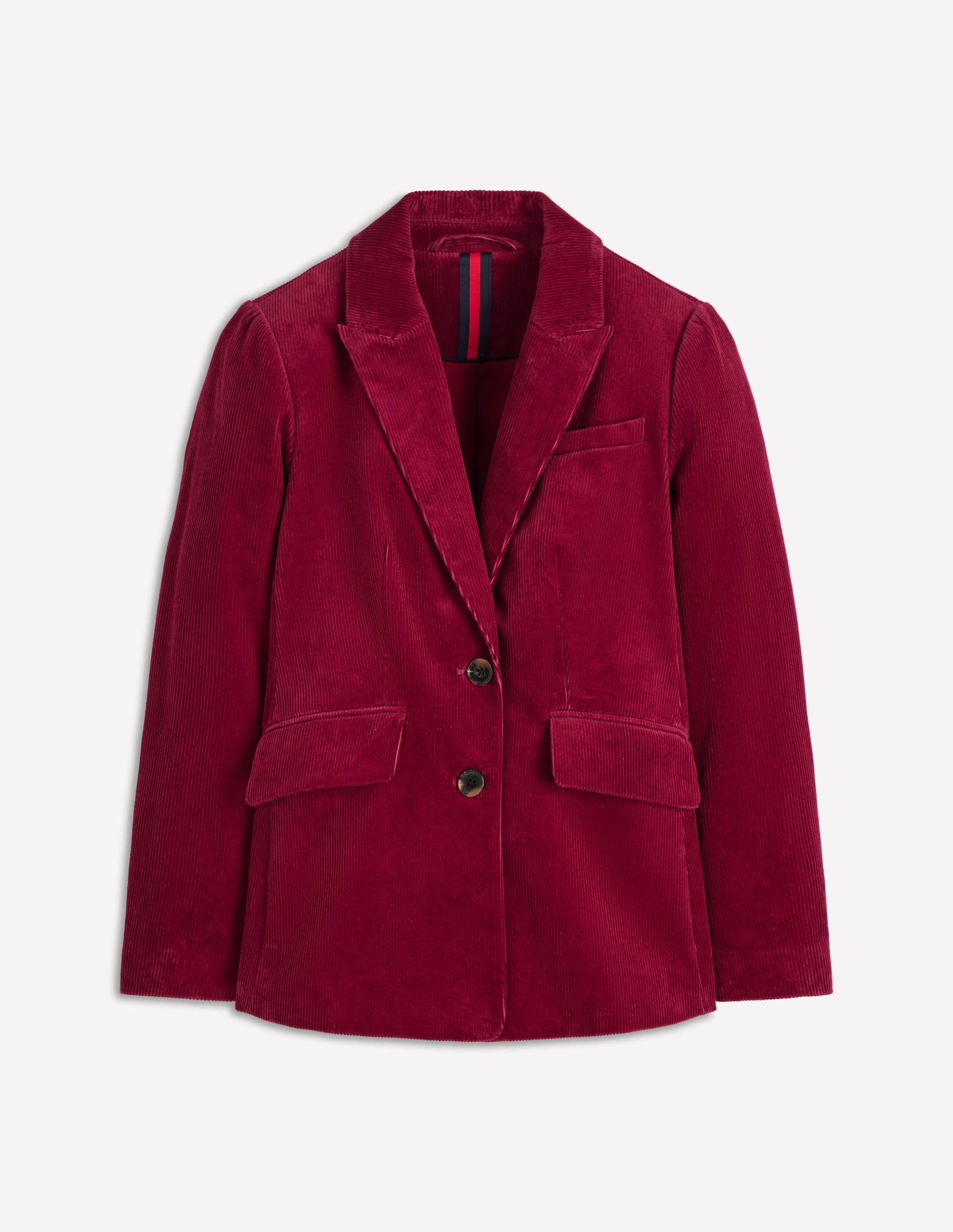 Stamford Cord Blazer-Burgundy Red - Image 6