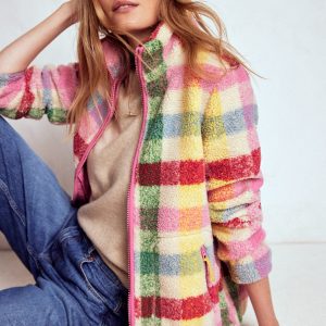 Westminster Borg Jacket-Multi. Check