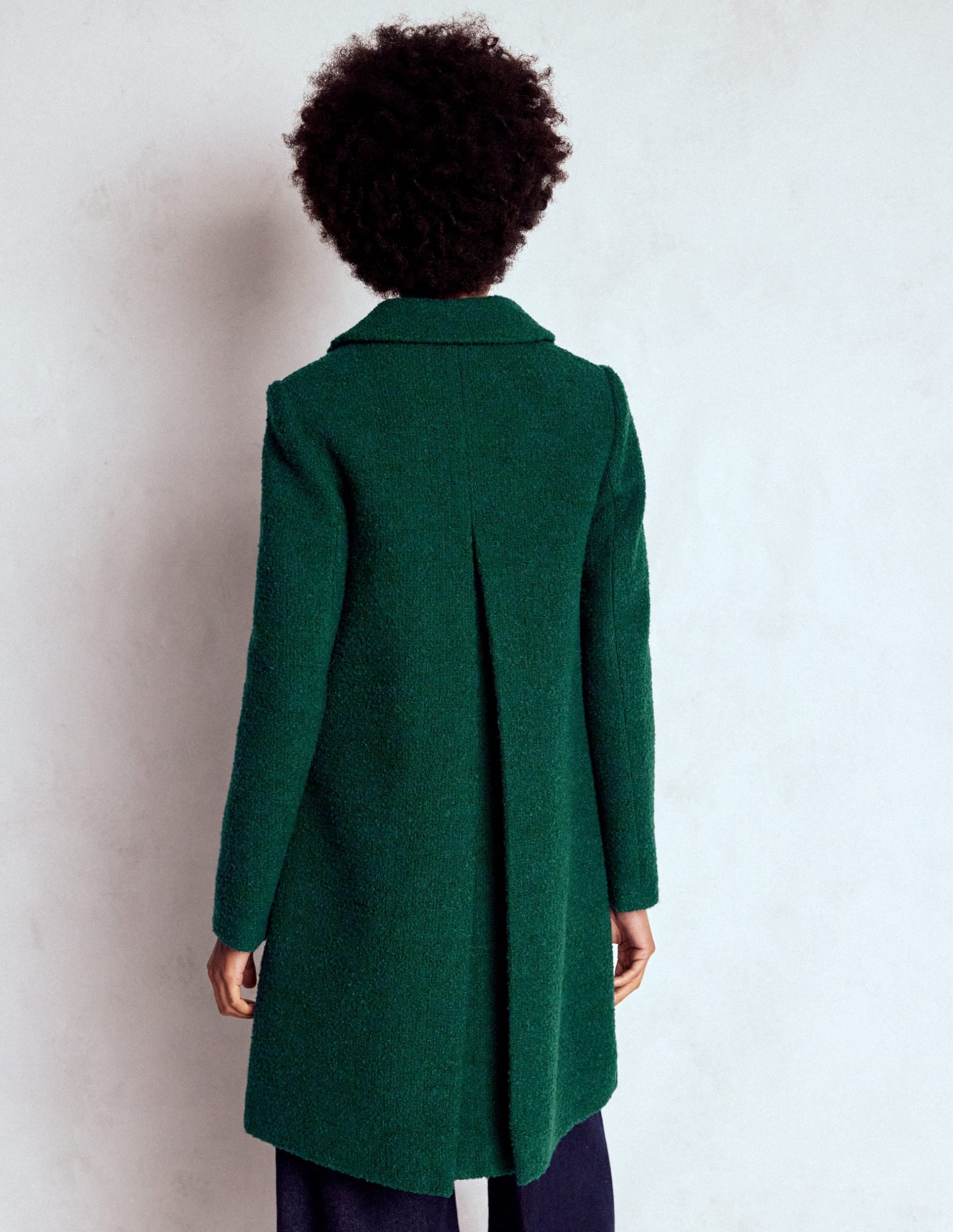 Edinburgh Wool Coat-Emerald Night - Image 4