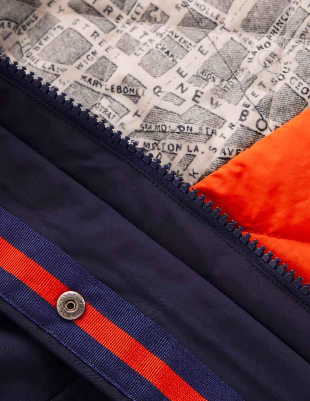 4-In-1 Hooded Parka-Navy. Green. Natural Borg - Image 8