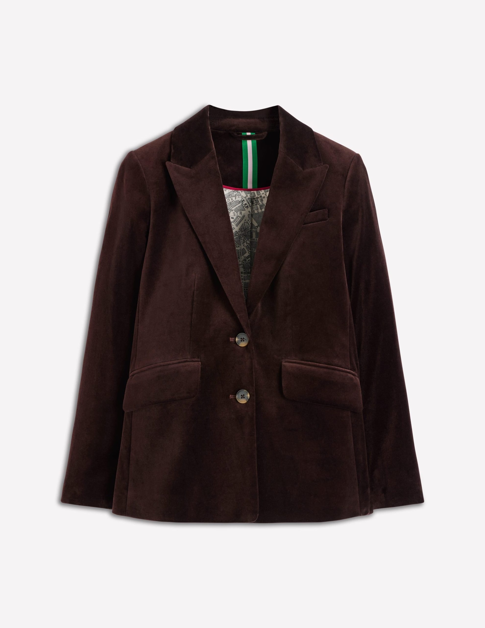 Stamford Velvet Blazer-Espresso - Image 4