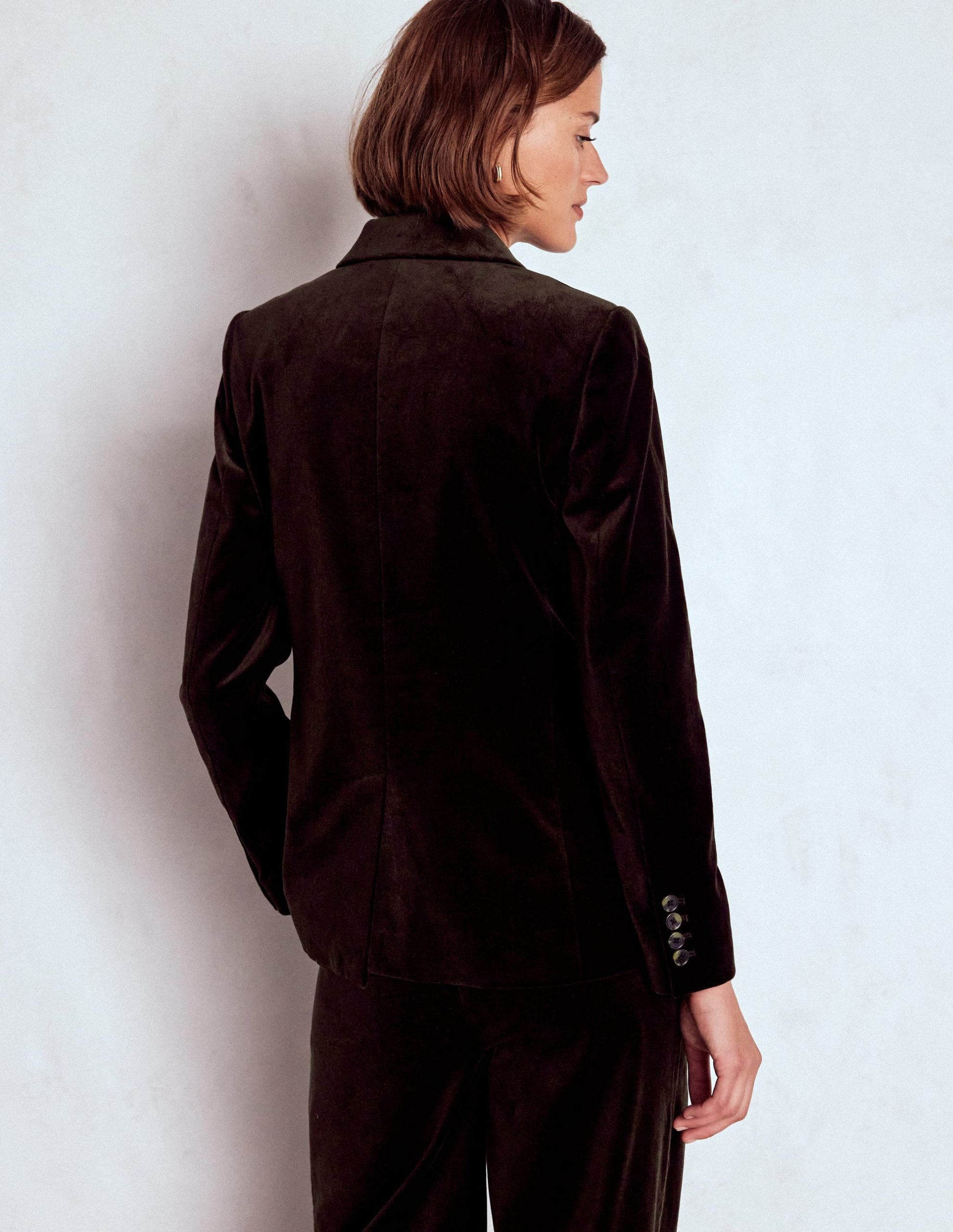 Stamford Velvet Blazer-Espresso - Image 2