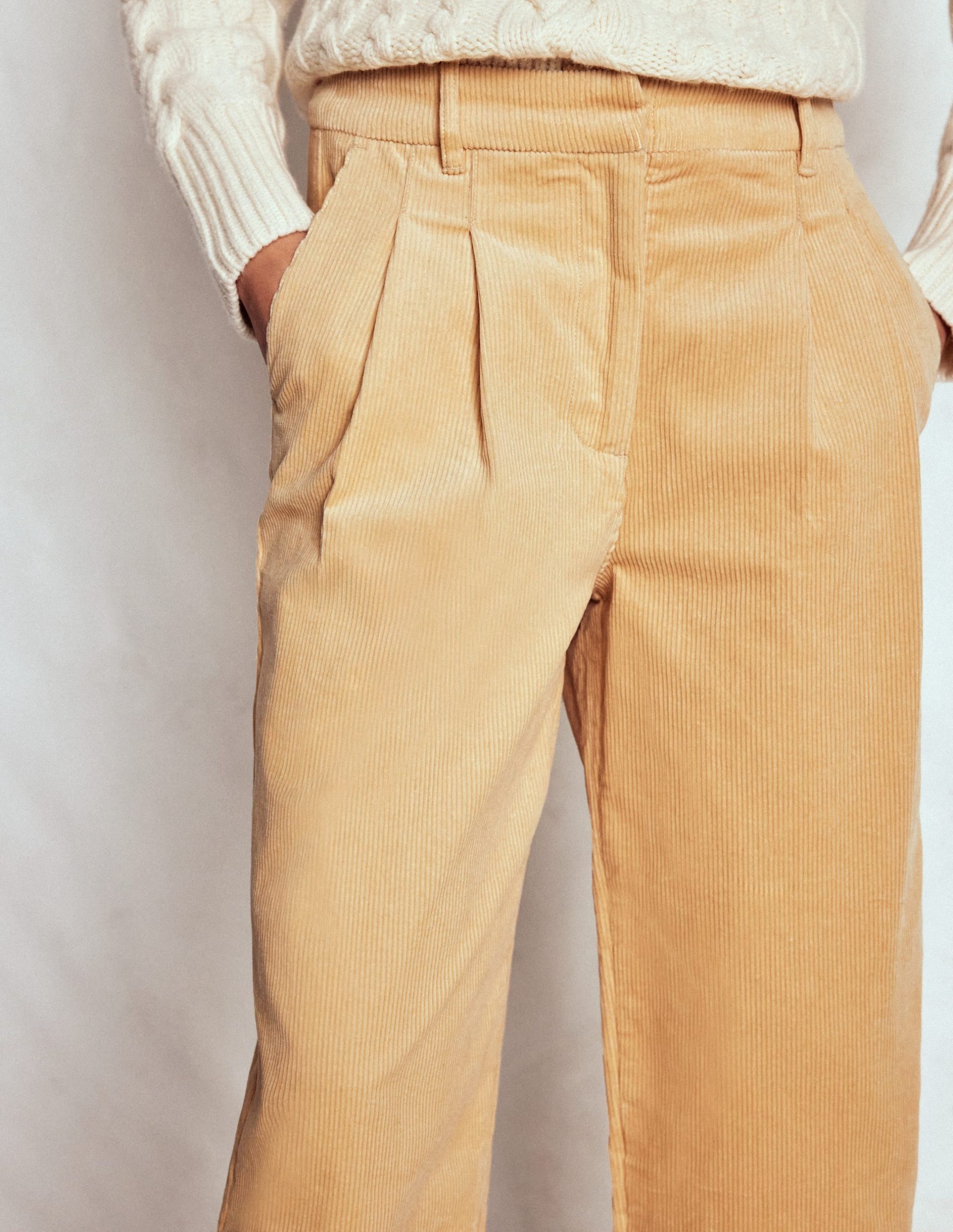 Bloomsbury Cord Pants-Stone - Image 2