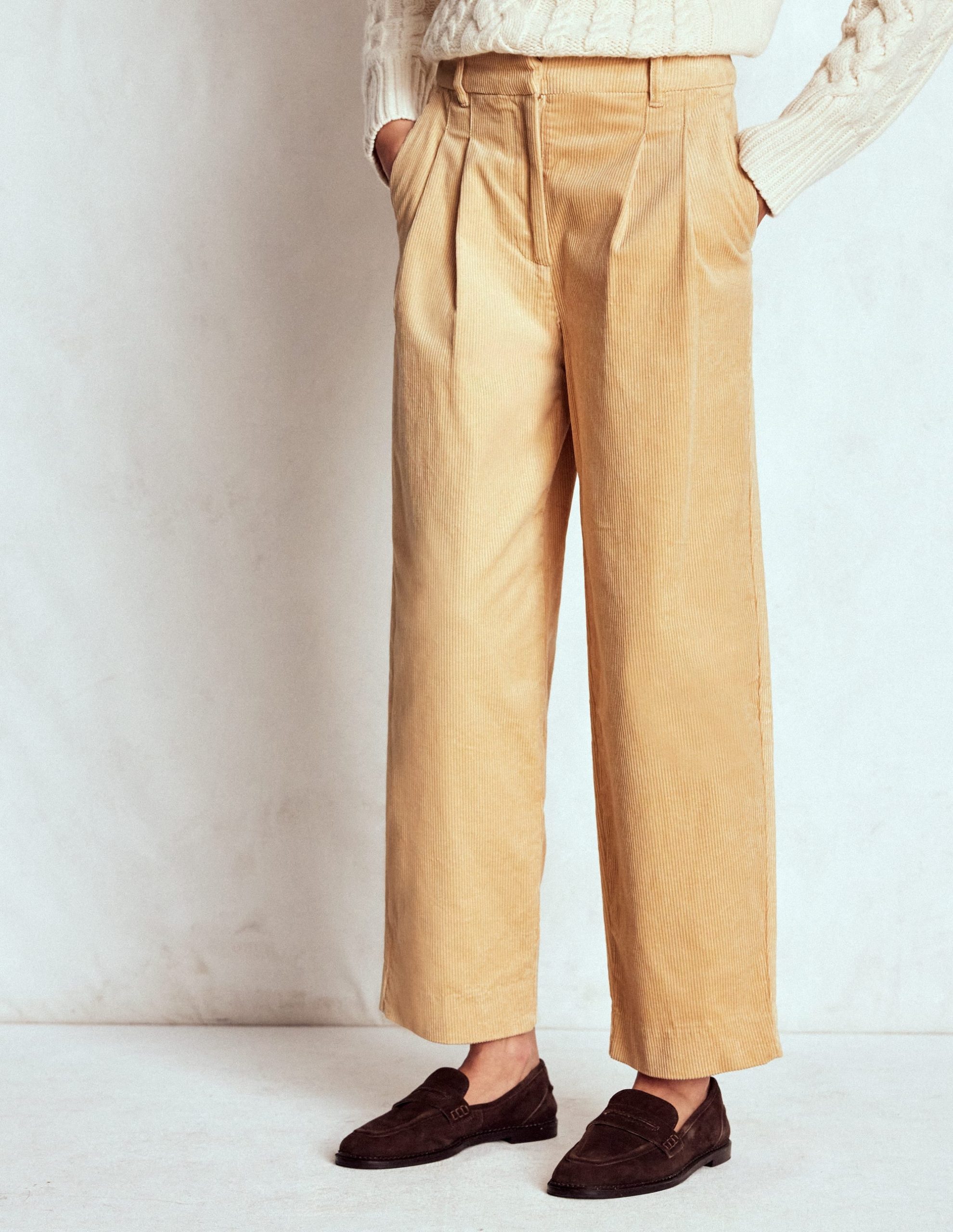 Bloomsbury Cord Pants-Stone - Image 4